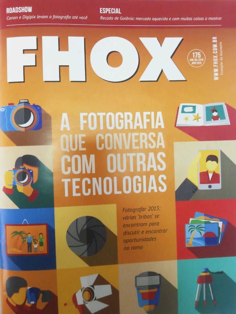 Estamos na Edição 175 de Junho e Julho de 2015 da Revista Fhox.