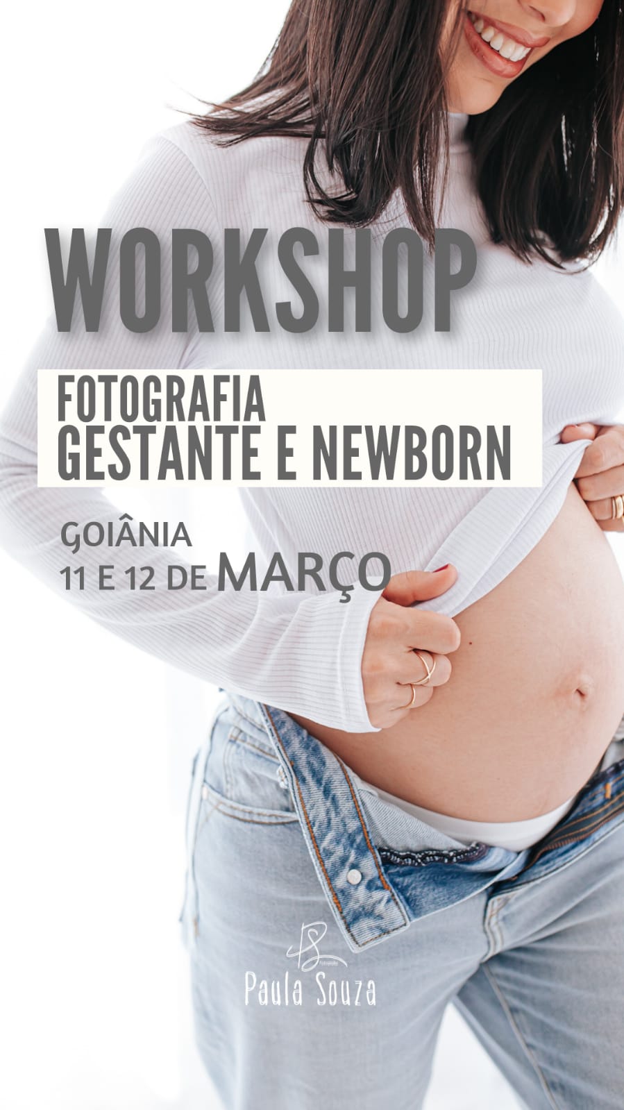 Workshop de Fotografia -Gestante e Newborn – Paula Souza – Goiânia – 2022.